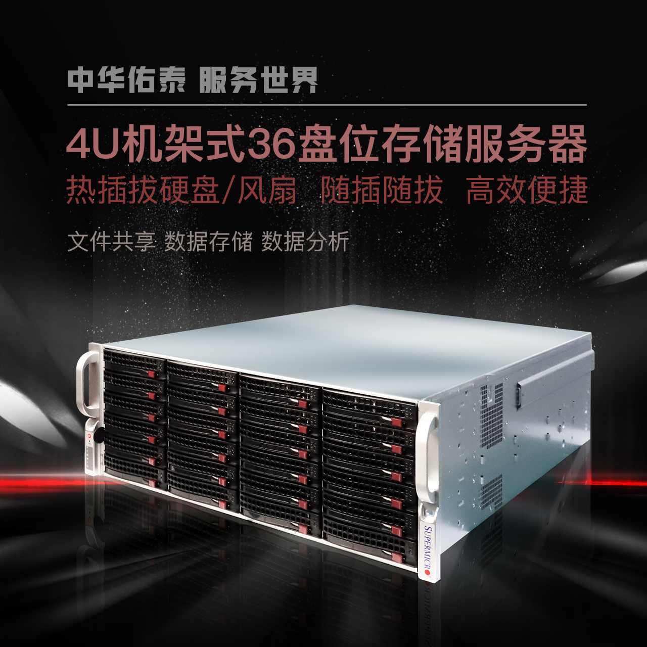 4U36盘位存储服务器